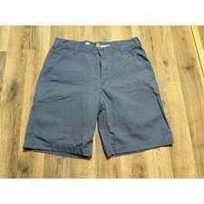 Carhartt Shorts Mens Size 34 Gray Ripstop Cargo Workwear Force Relaxed Fit
