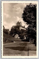 Meersburg Bodensee RPPC Altes Schloss Castle Street View c.1940s Germany 63963