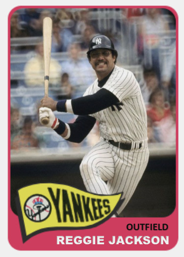 REGGIE JACKSON 65B## BUY 5 GET 1 FREE ## or 30% OFF 12 OR MORE