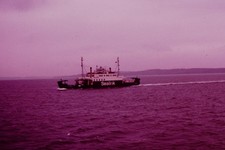 1984 Fishbourn IOW Car Ferry Sealink Shipping Boat 35mm Original Slide Ref 2464