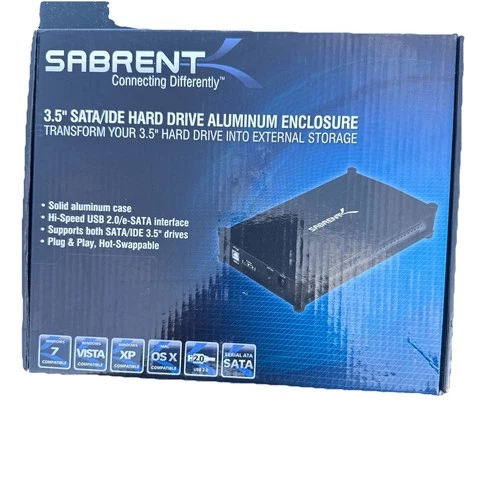 Sabrent 3.5" IDE Hard Drive External storage ECS-STU35K NS B7C