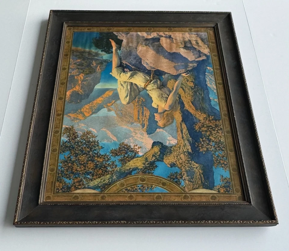 Maxfield Parrish Dawn and Night is Fled Framed Print 24x19.5 Art - Image 4 of 4