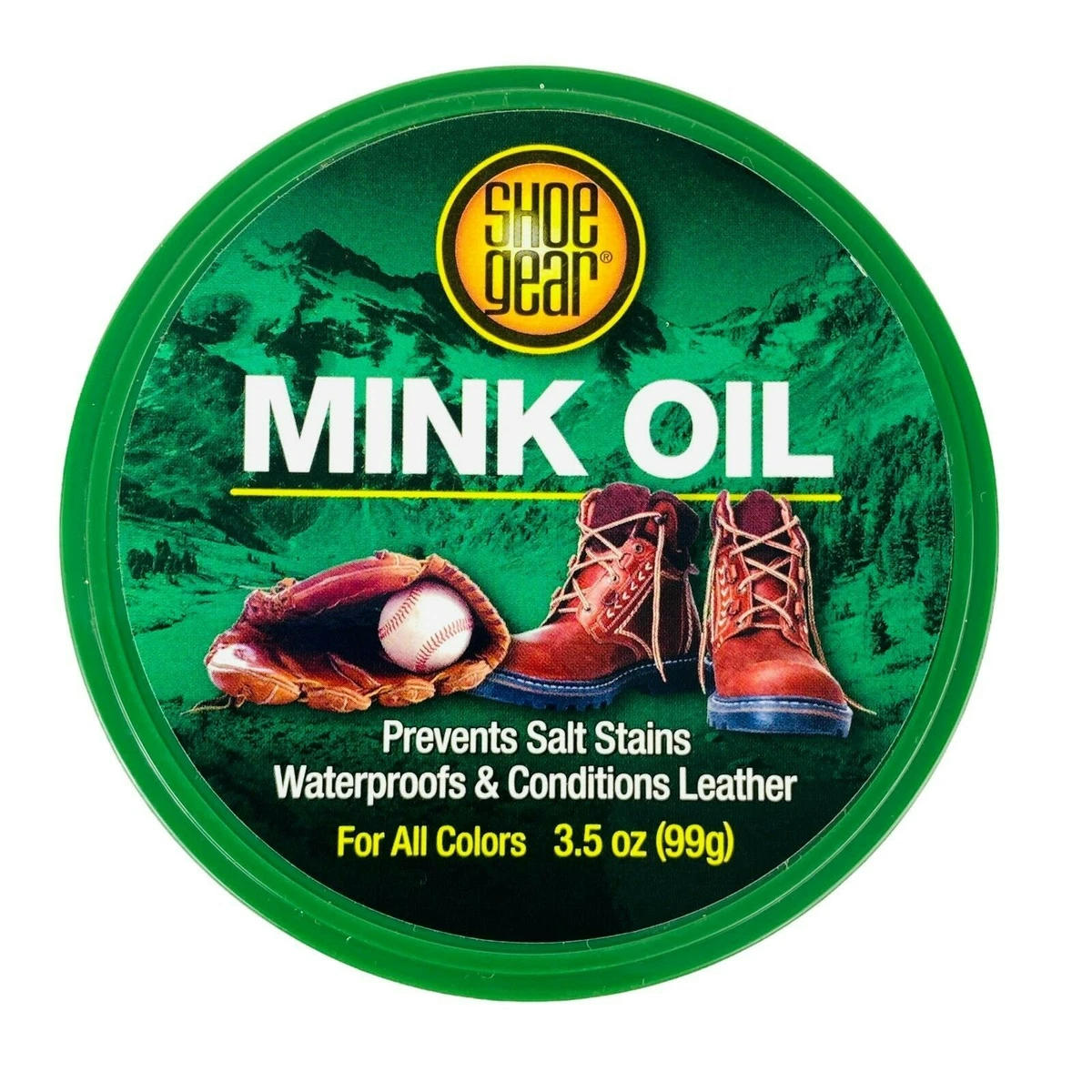 Shoe Gear High Country Mink Oil 3.5 oz Leather Waterproofer and