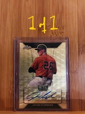 2018 Leaf Metal JAYSON SCHROEDER Gold Super Prismatic Auto RC 1/1 Astros