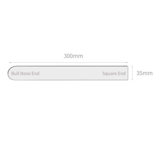 Window Sill Cover Board Plastic uPVC Window Cill Capping 9mm Thick x 1.25m Long - Picture 24 of 24