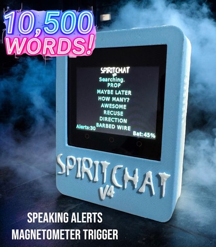 ITC Paranormal Spirit Chat V4 Communicating ghost alterative to Ovilus device