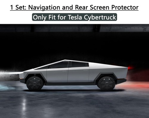 2PCS Matte Tempered Glass Screen Protector for 2024 2025 Tesla Cybertruck Fro... - Picture 2 of 7