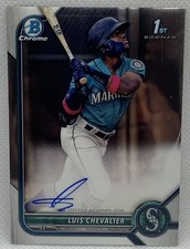 2022 Bowman Chrome Luis Chevalier 1st Bowman Auto CPA-LC