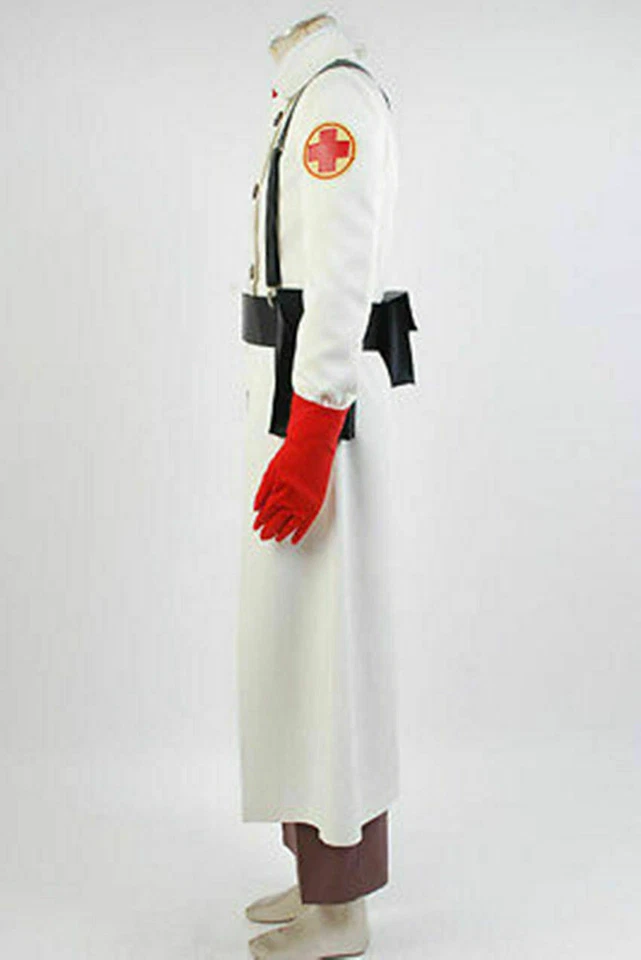Team Fortress II 2 Medic Suit Outfit Uniform Cosplay Costume Halloween - Image 2 of 4