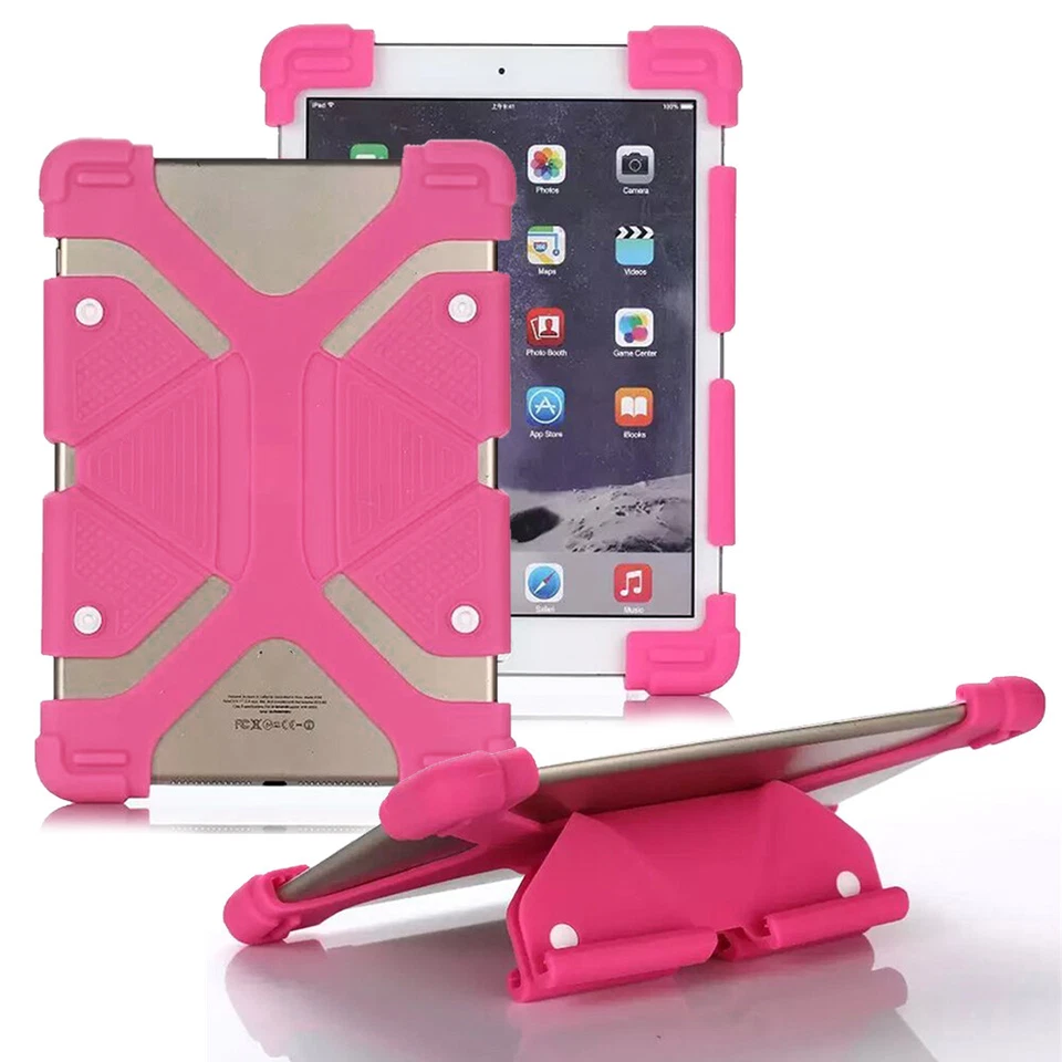 For 10" 10.1" inch Tablet Universal Design Shockproof Silicone Stand Cover Case - Image 4 of 4