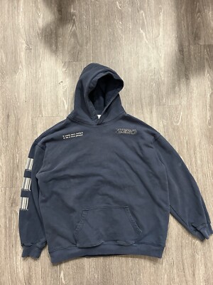 The Mayfair Group It Costs Zero Dollars To Be A Nice Person Hoodie Navy Blue