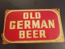 Vintage 1968 Old German Beer Cardboard Bottle Case Box Advertising Display