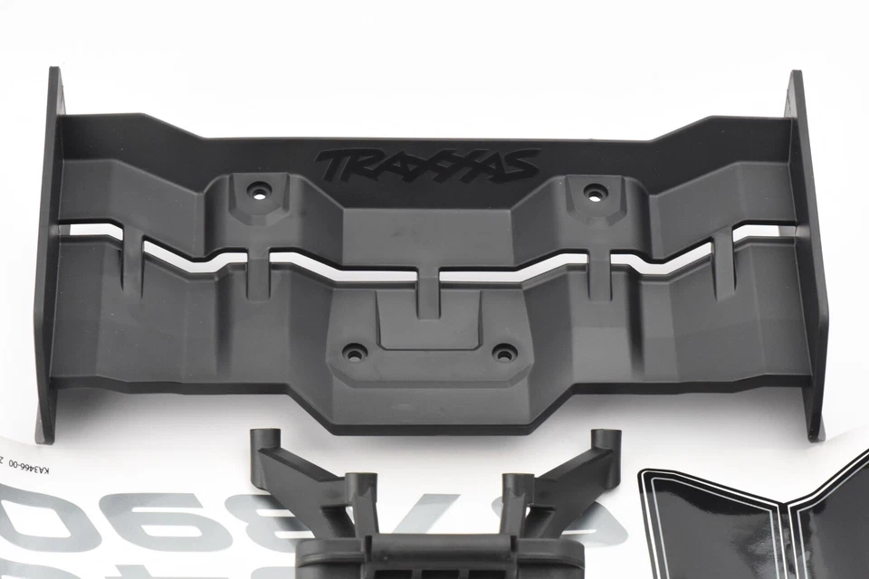 Se adapta a Traxxas XRT Ultimate Wing & Mount Set, calcomanías tornillos alerón negro 78097-4 Foto 4 de 4