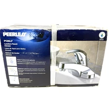 Peerless Centerset Lavatory Faucet 1 Handle 3-Hole 4" Chrome P136LF Brand New