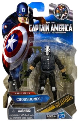 Captain America First Avenger Comic Series Crossbones Action Figure NEW 2011