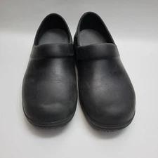 Crocs womens Nurse Wedge Clogs Black Sz 9