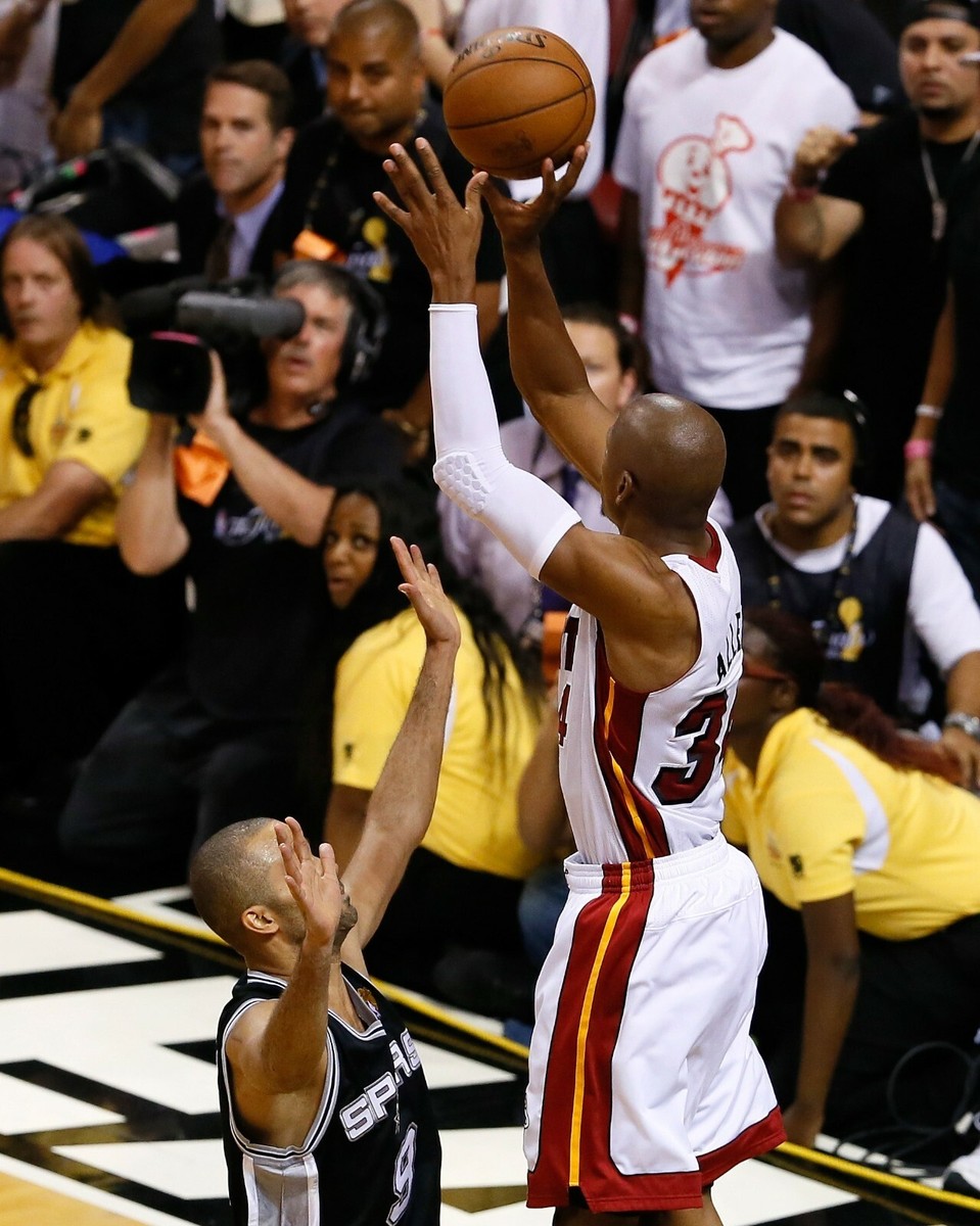 RAY ALLEN 8X10 PHOTO MIAMI HEAT BASKETBALL NBA VS SPURS | eBay