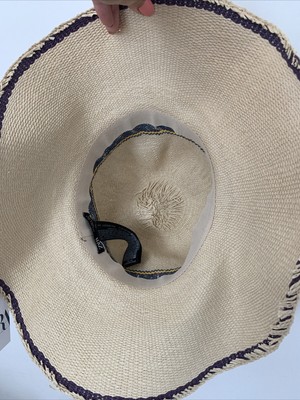 Zara Woven Hat With Contrast Trims Natural Size S | eBay UK display picture 1