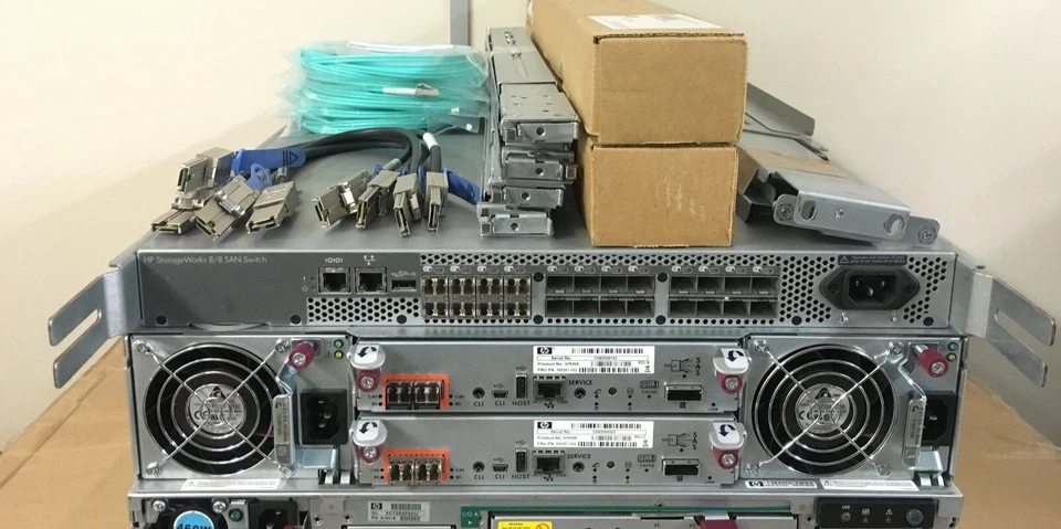 HP DL360p Gen8 HP P2000 G3 Server SAN Cluster 22.2TB 32Cores 64Threads 256GB RAM - Image 3 of 3