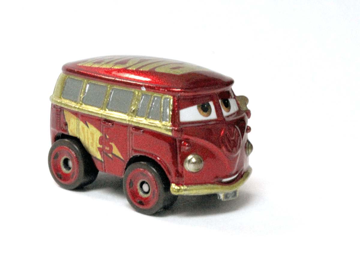 DISNEY PIXAR CARS MINI RACERS RUST-EZE WRAP FILLMORE BOX IN #4