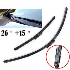 26"+15" Front Windshield Wiper Blades Set For Chevrolet Sonic Aveo 2012-2017 Car
