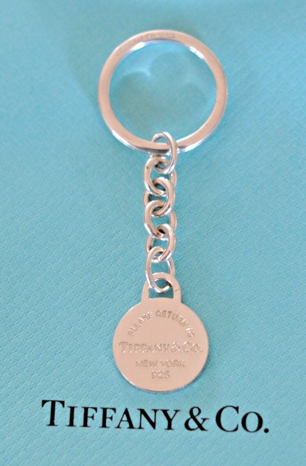 Tiffany & Co Sterling Silver 925 Return To Tiffany Keyring New Style
