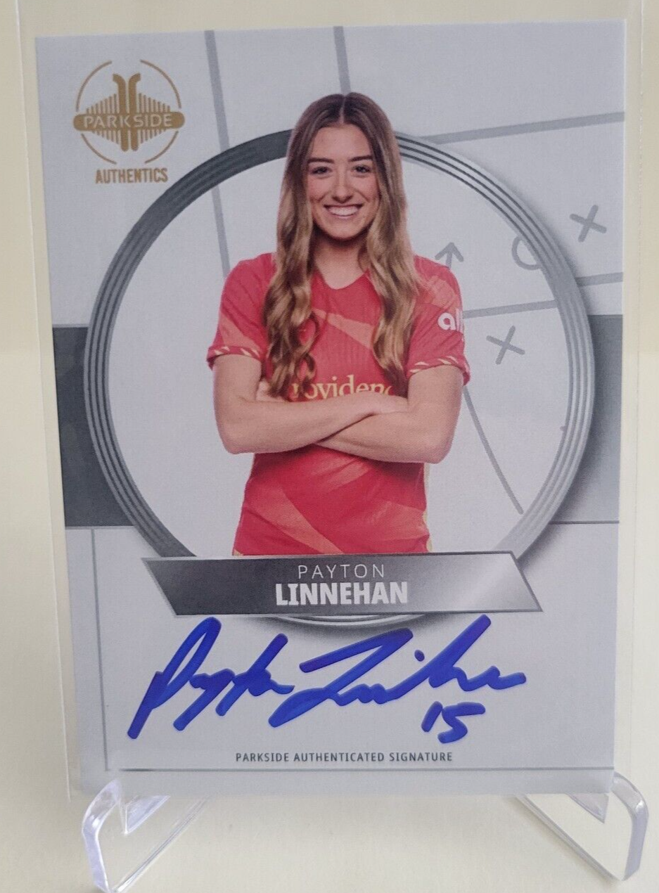 2024 PARKSIDE NWSL VOL 1 PAYTON LINNEHAN AUTO SIGNATURE SERIES SER