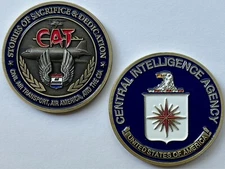 Air America Challenge Coin, Vietnam War, Laos, Cambodia, Aviation  CC-0101-CIA