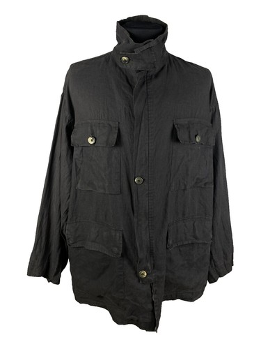 SILENT DAMIR DOMA zip up parka black Men