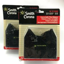 Smith Corona H 21000 Correctable Film Ribbons Black New Old Stock Sealed thumbnail
