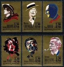 FRANCE 1990  PERSONNAGES CÉLÈBRES YT  n° 2649 à 2654 Neufs ★★ luxe/MNH (A)