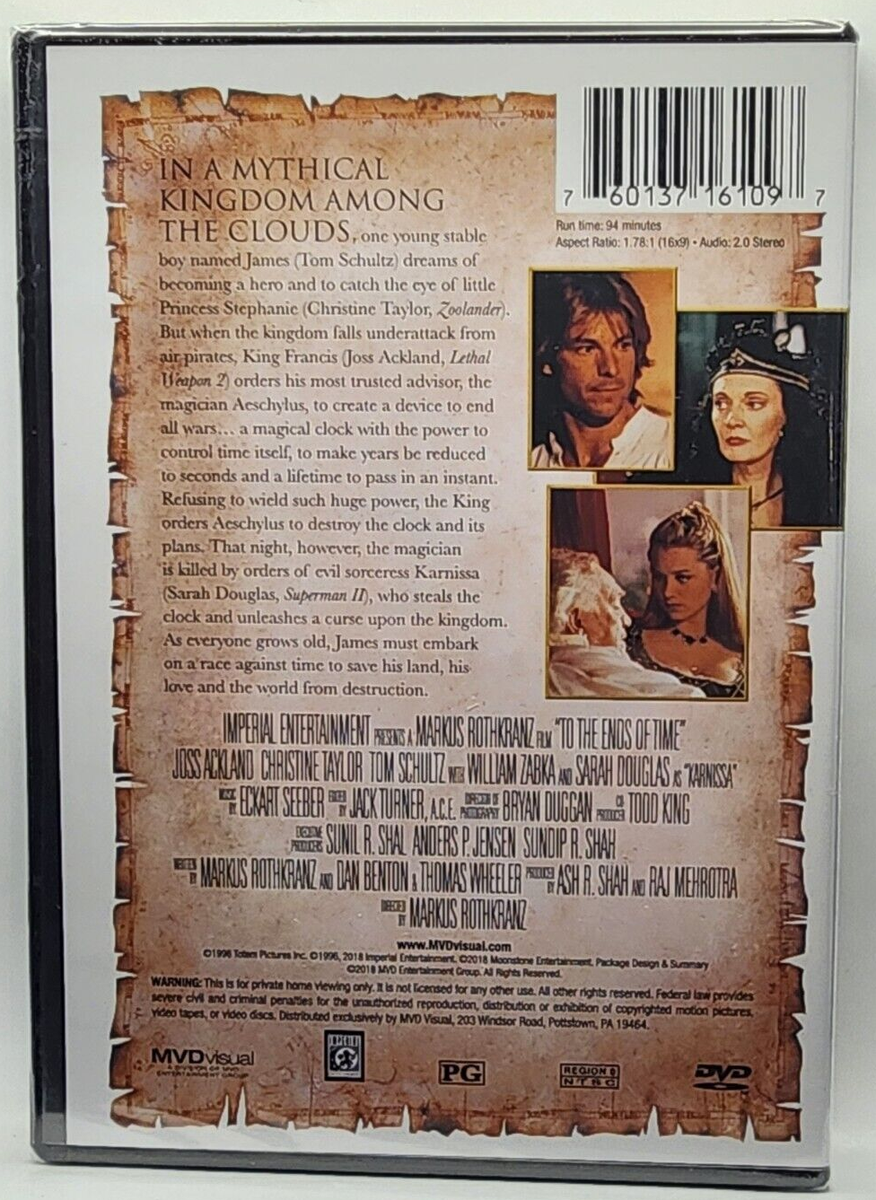 To the Ends of Time (DVD, 1996) Joss Ackland, Christine Taylor