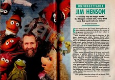 JIM HENSON 1990 POSTHUMOUS TRIBUTE TO THE UNF...