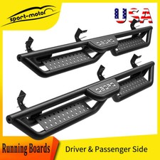 Running Boards For 2009- 2018 Dodge Ram 1500 Quad Cab Truck Side Steps Nerf Bars