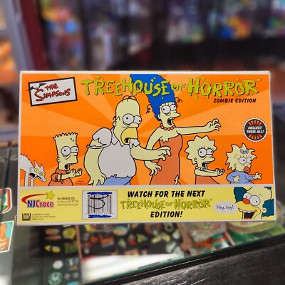 The Simpsons TREEHOUSE OF HORROR ZOMBIE Bendable Figures NJ CROCE