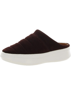 New Gentle Souls Womens Rosette Puff Slip On Platform PLUM Mules Size 8.5 M NIB