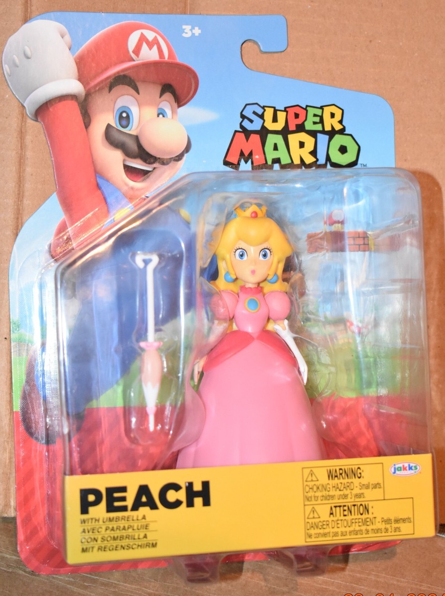 Jakks Pacific Super Mario PEACH 4” inch action Figure NEW | eBay