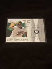 2004 Flair Hot Numbers Gold /75 Barry Zito #22HN