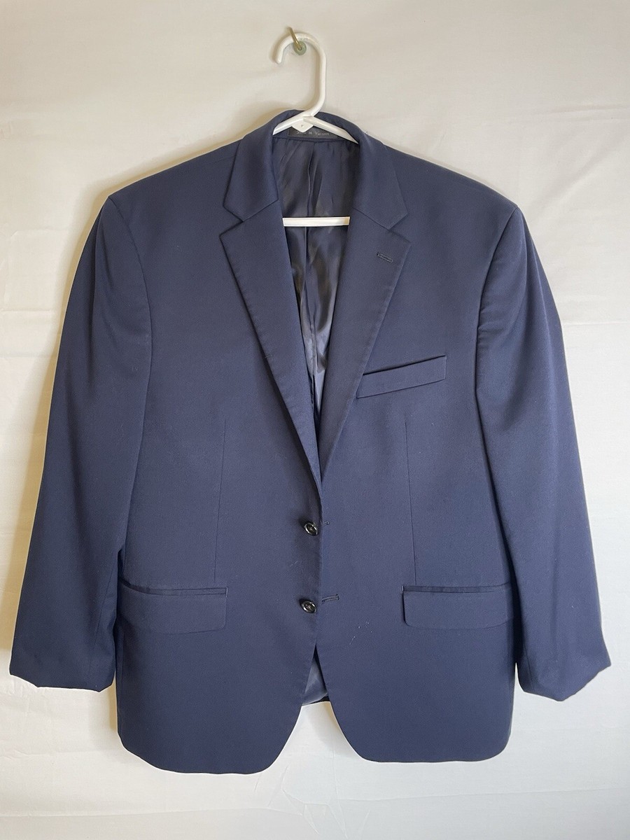 Lauren Ralph Lauren Navy Blazer Sport Coat No Sz Tag See Pics 844