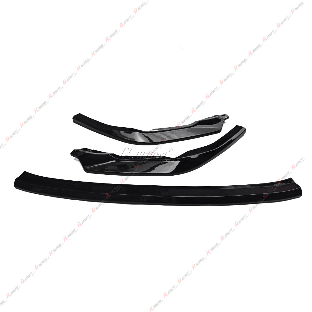 For 22-25 Subaru WRX ST-Style Gloss Black Front Lip+Side Skirts+Rear Diffuser