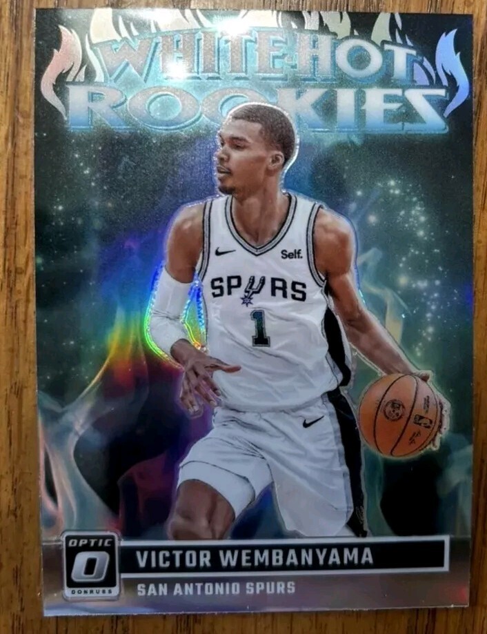 2023-24 Panini Donruss OPTIC SILVER- White Hot Rookies Victor 