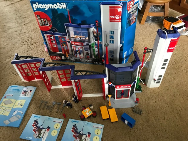 playmobil fire station 4819