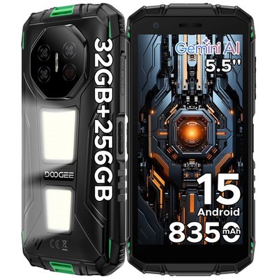 DOOGEE Fire 3 Max Rugged Smartphone Unlocked Phone Android 15 32GB+256GB 8350mAh