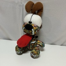Garfield Bear ODIE Comic Print 8" Plush Toy Factory 2022 Nickelodeon Graffiti