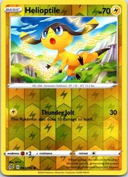 Helioptile 063/192 Reverse Holo Rebel Clash