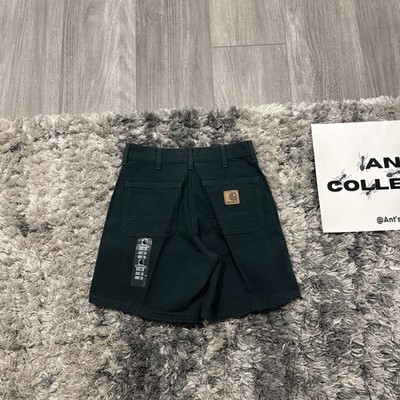 BNWT Vintage 90s Carhartt B30 EVG Green Denim Jorts GRAIL Men s Size 28 HTF RARE