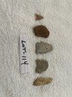 Lot Of 5 Authentic Native American Indian Arrowheads, Artifacts — photo 2