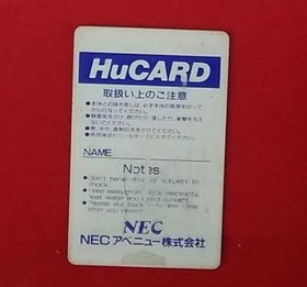 NEC PC Engine HU Card OUTRUN Used