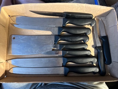 Diamond Cut Vintage Knives Bundle Lot Used Kitchen Utensils