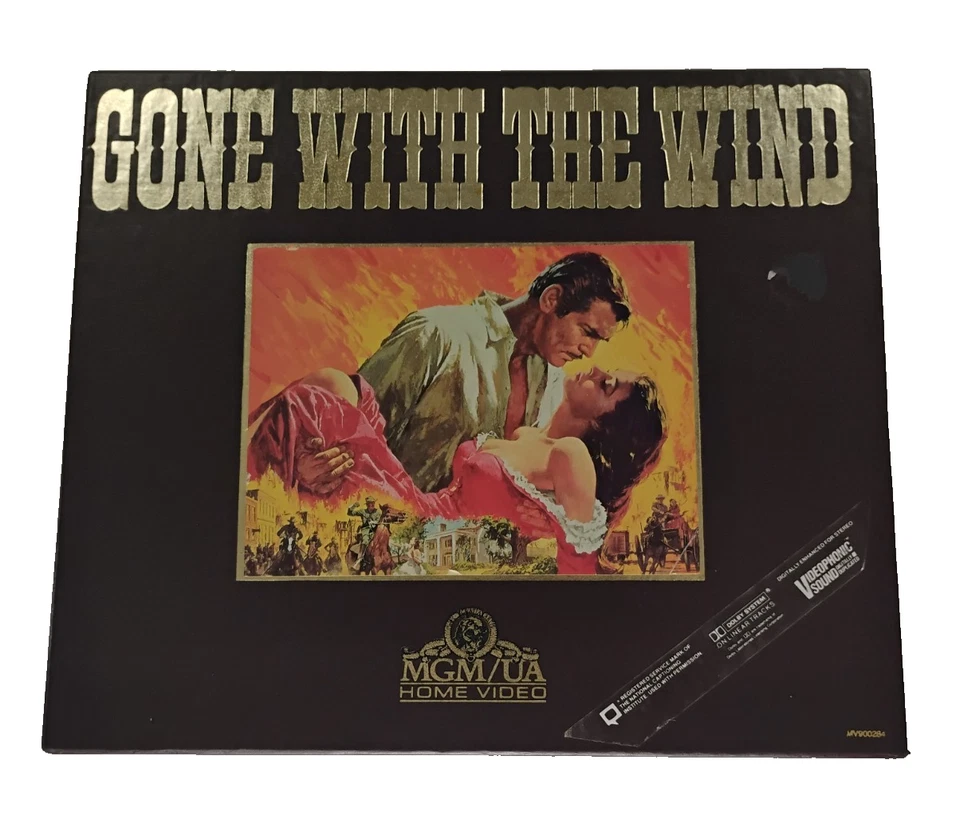 Gone With The Wind MGM Home Video 2 Tape VHS Box Set 1985 With Original Book - Image 3 of 4